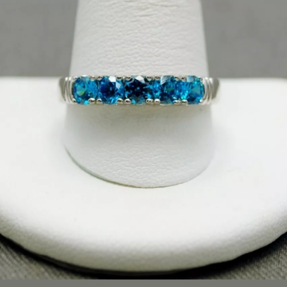 Stunning!!! Blue sapphire ring - Picture 4 of 4